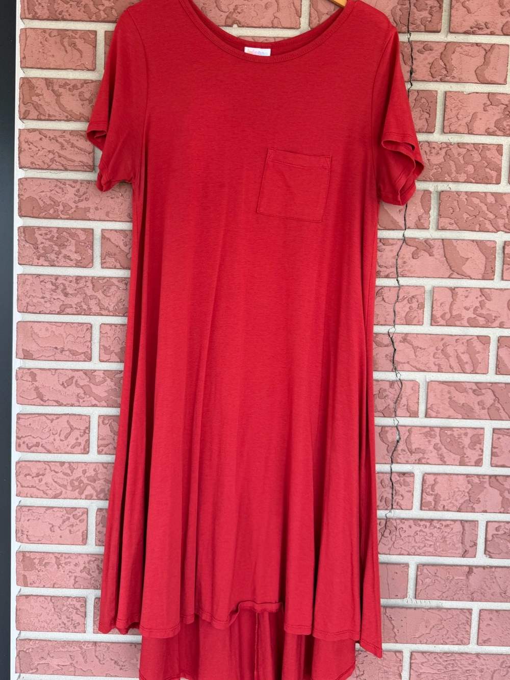 LuLaRoe Red Short Sleeve Top